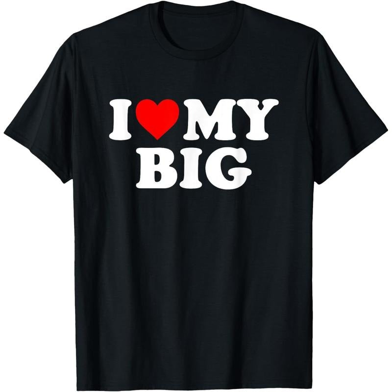 I love my BIG T-Shirt made in usa Hoodie Sweatshirt | PrintMintTees.com