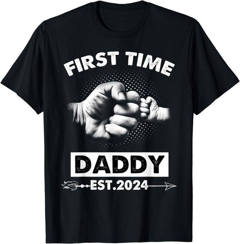 I love my old father,New Dad Est 2024 Boy Fathers Day Men Women T-Shirt Hoodie Sweatshirt | PrintMintTees.com