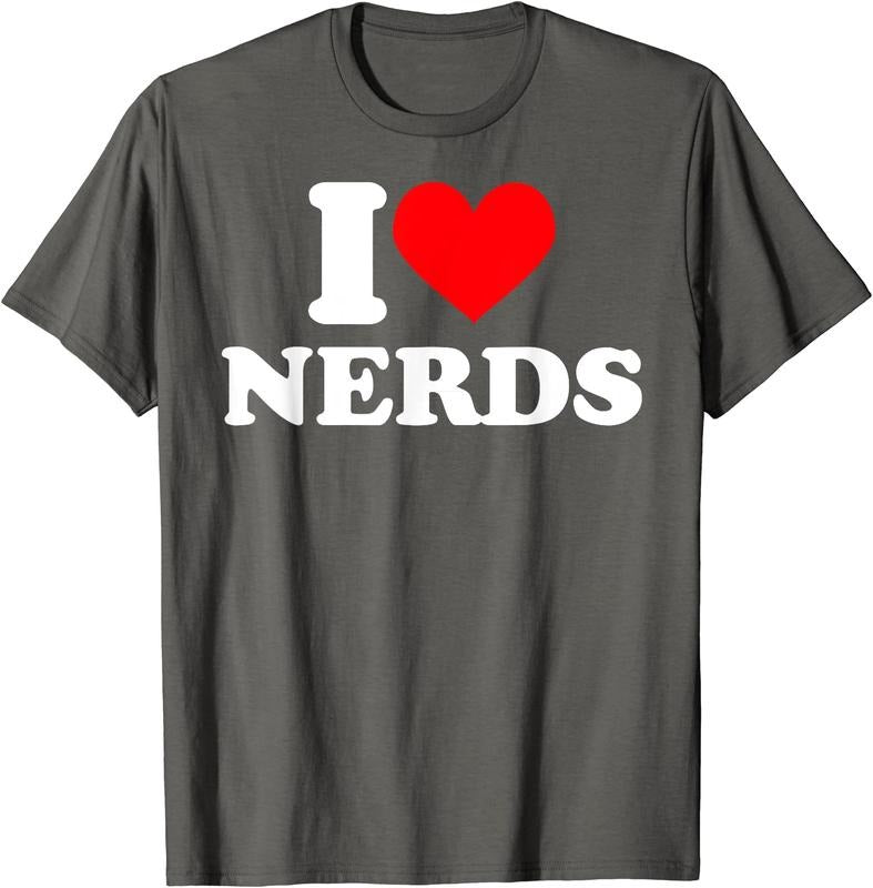 I love nerds T-Shirt | Unisex Cotton Tee, Size S-5XL Hoodie Sweatshirt | PrintMintTees.com