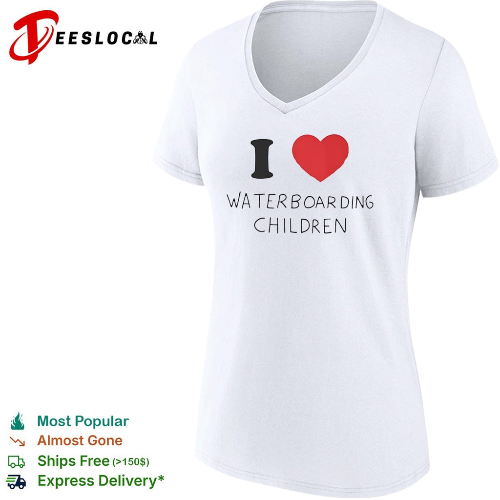 I love waterboarding children shirt