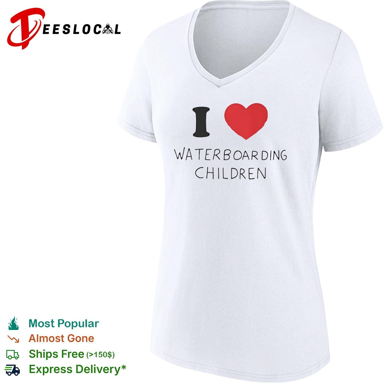 I love waterboarding children shirt