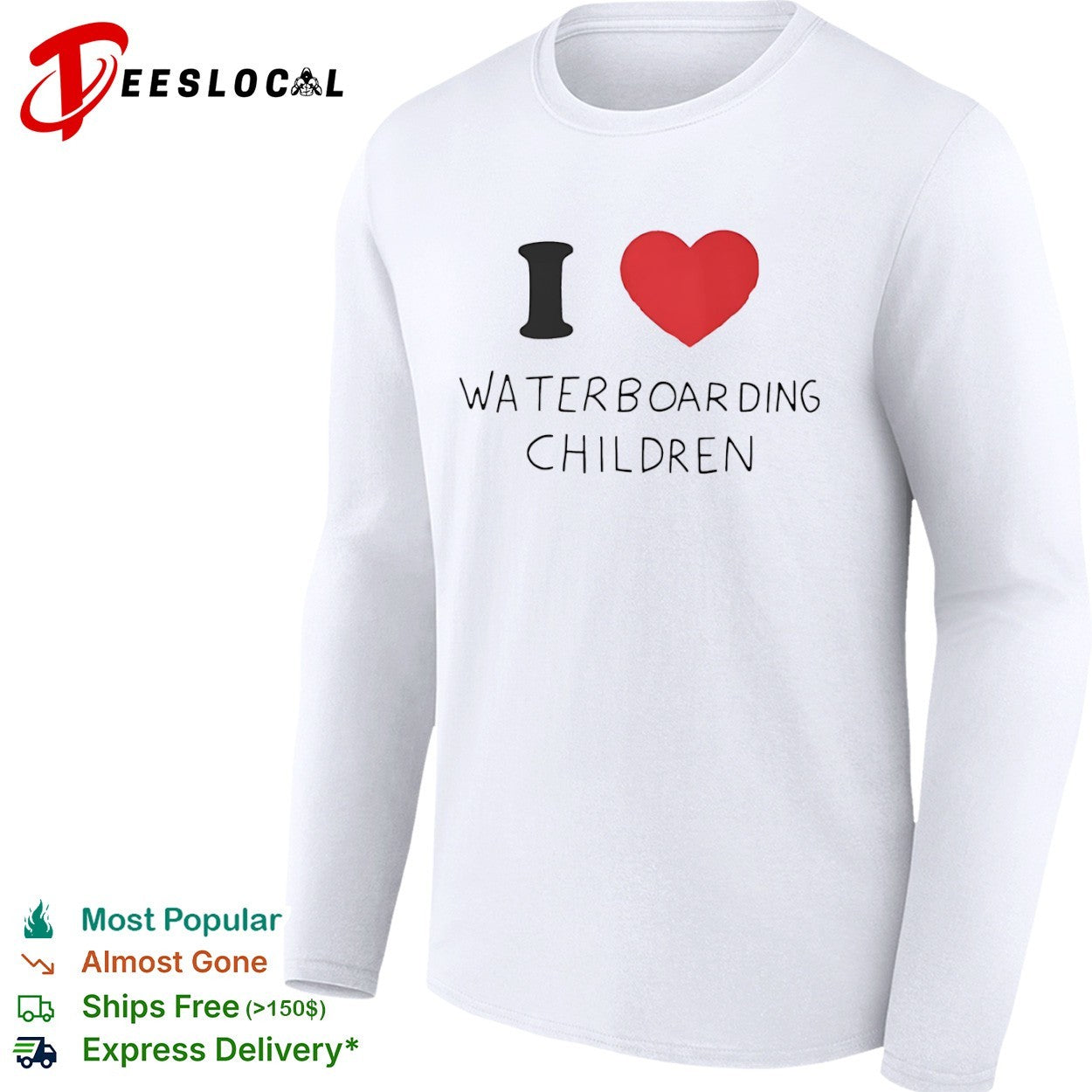 I love waterboarding children shirt