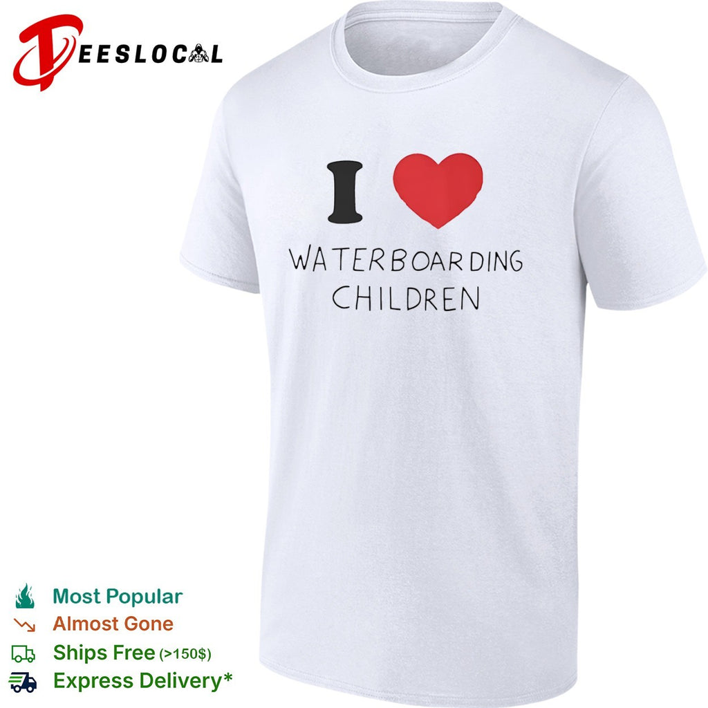 I love waterboarding children shirt