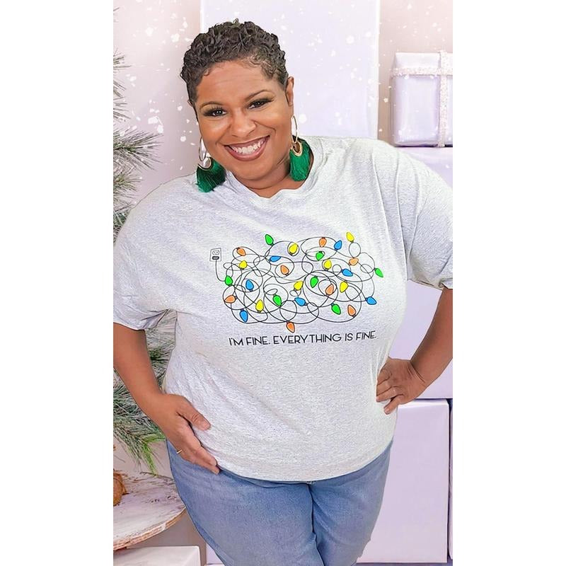 I'm Fine, Everything is Fine T-Shirt Hoodie Sweatshirt | PrintMintTees.com