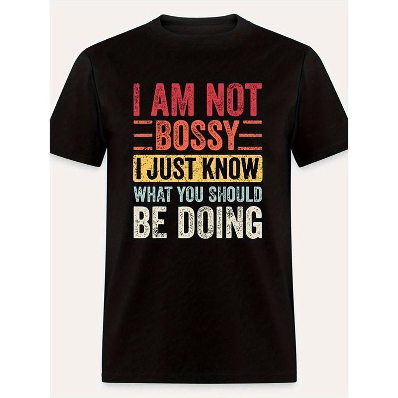 I'm Not Bossy, I just know what you should Do-5693 Funny Men's short-sleeved T-shirt series black made in usa Hoodie...