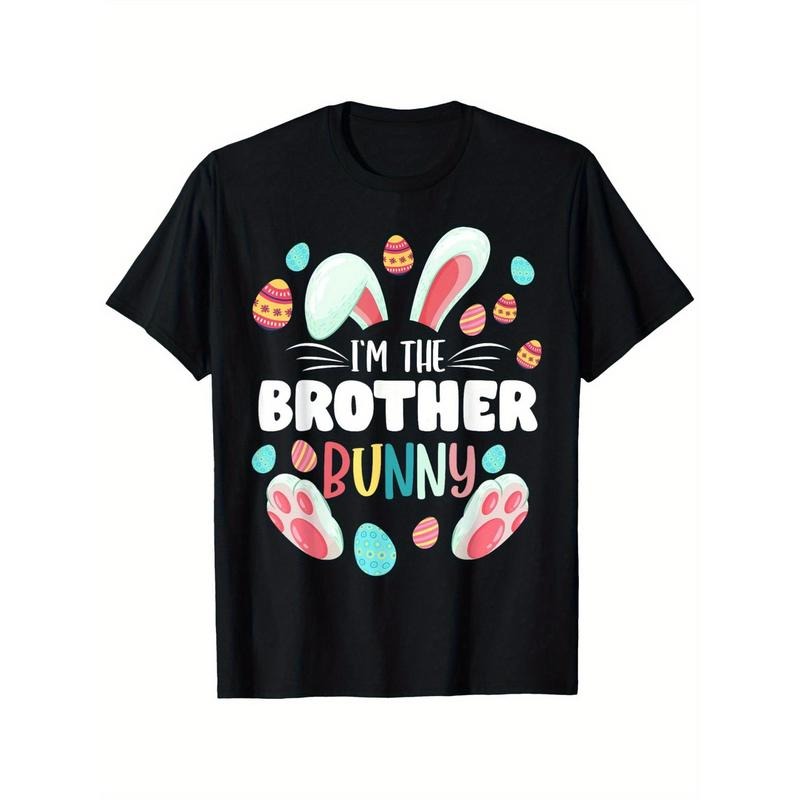 I'm The Brother Bunny Matching Family Easter Party T-Shirt made in usa Hoodie Sweatshirt | PrintMintTees.com