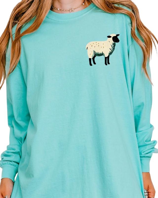 I'm The One Front & Back Design Comfort Colors Heavyweight Long T-Shirt Hoodie Sweatshirt | PrintMintTees.com