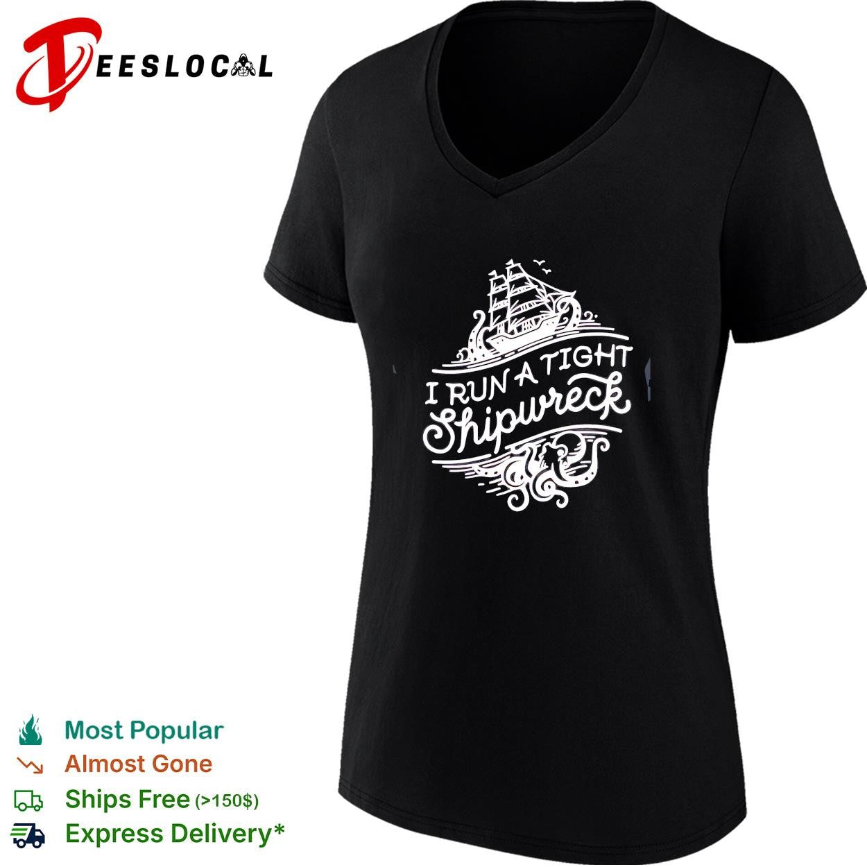 I run a tight shipwrech shirt