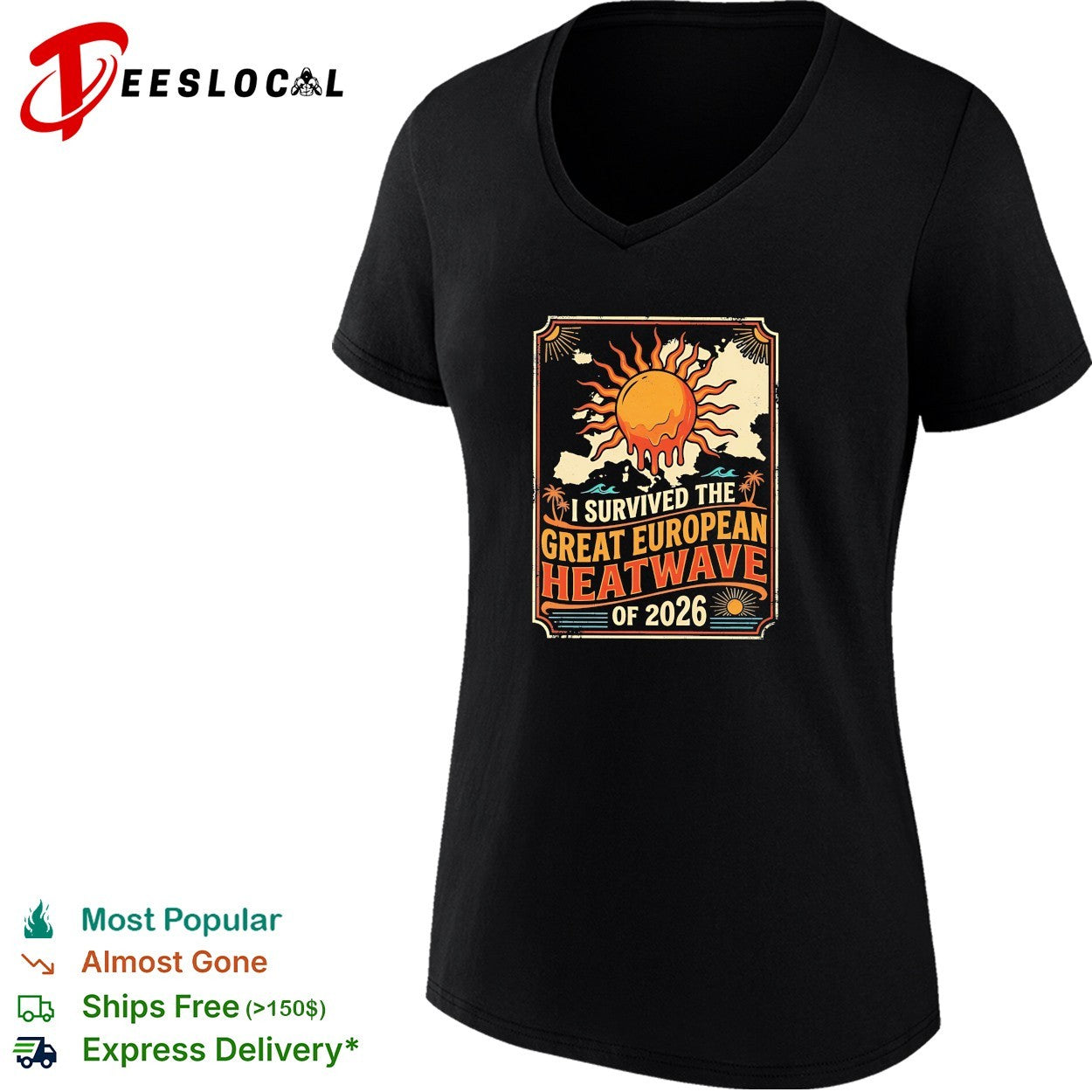 I survived the great European heatwave of 2026 shirt