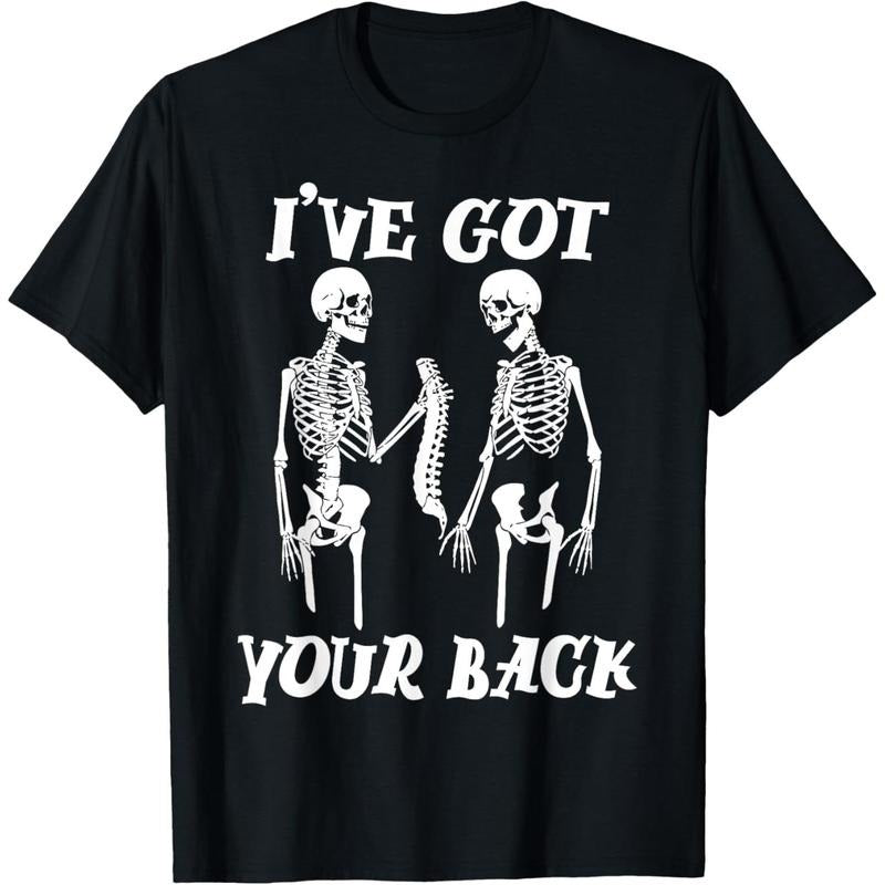 I've Got Your Back Halloween Skeleton Skull Men and Women T-Shirt made in usa Hoodie Sweatshirt | PrintMintTees.com
