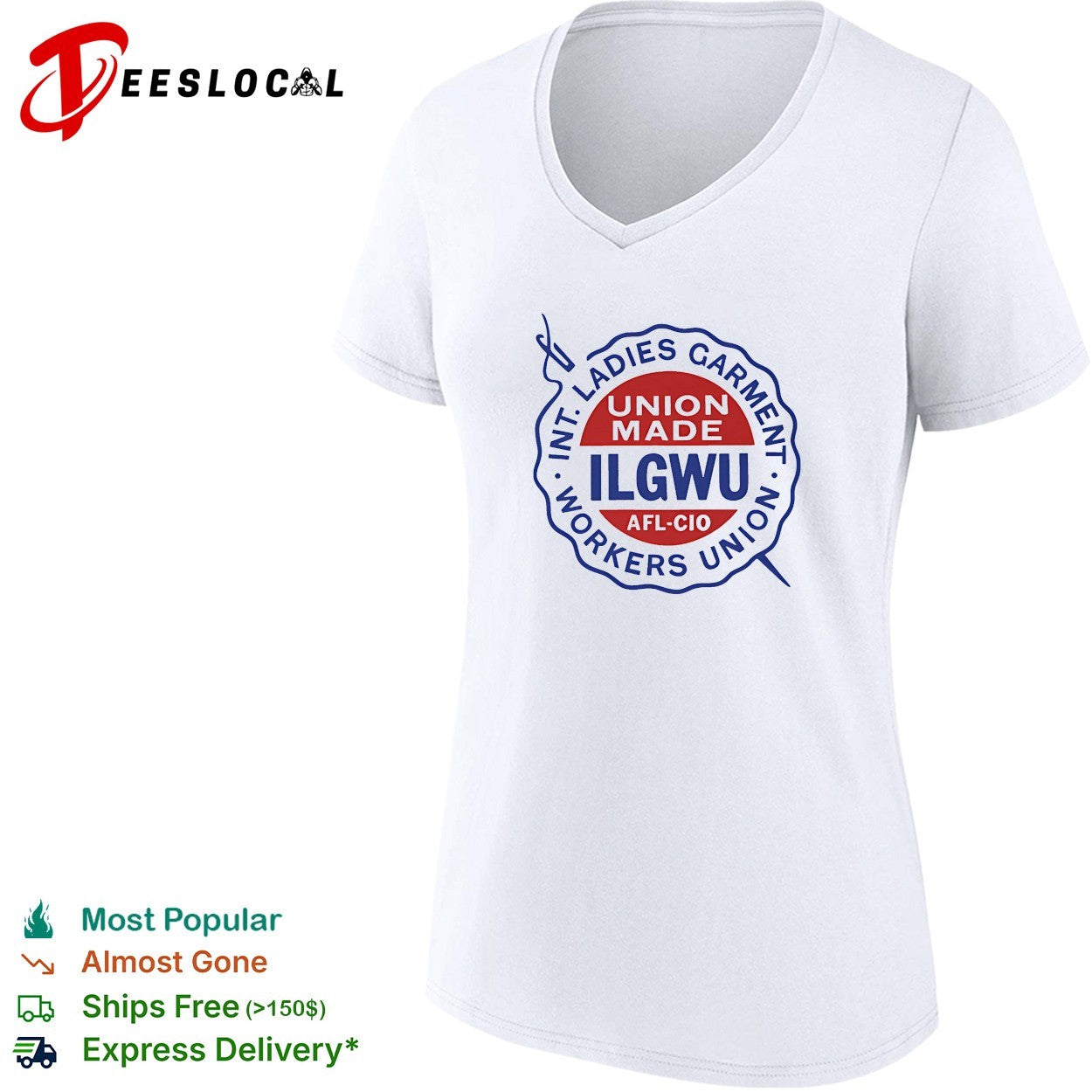 ILGWU union made logo shirt