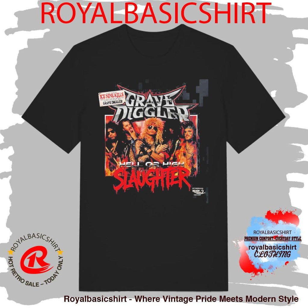 Ice Nine Kills Grave Diggler Hell Or High Slaughter From Ready Or Not 2 Here I Come T-Shirt