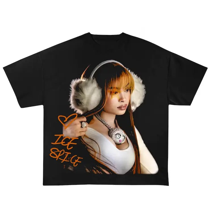 Ice Orange Star Shirt, Vintage Rap Tee Spice Hip Hop Graphic T-Shirt Hoodie Sweatshirt | PrintMintTees.com