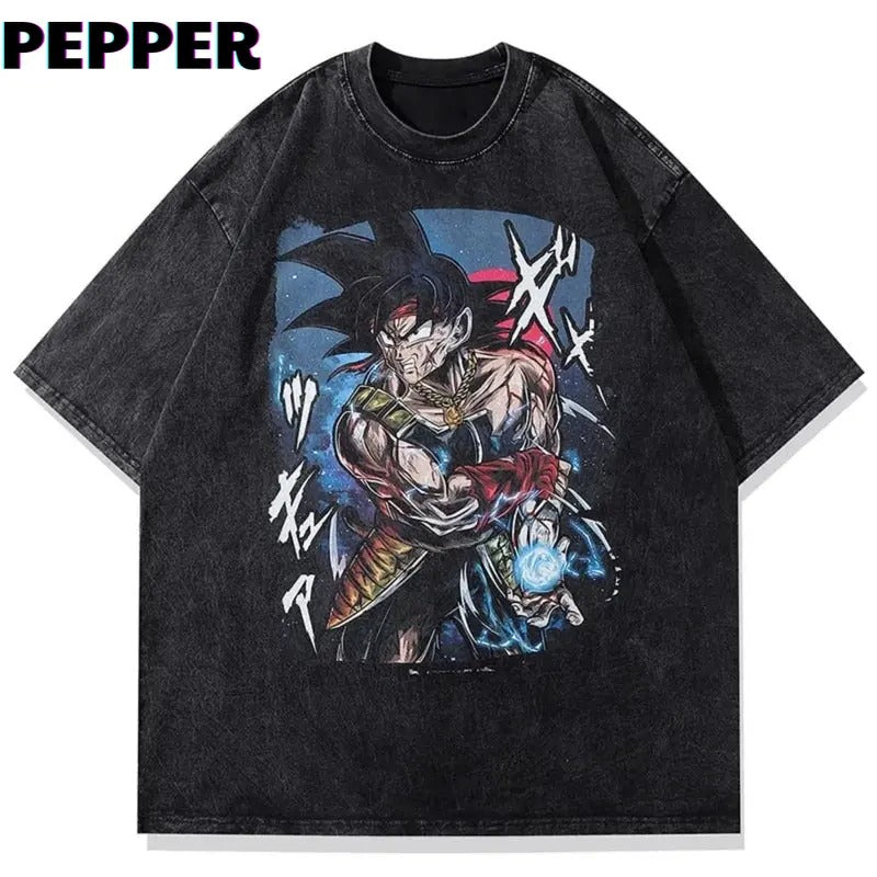 Iced Goku Vintage Washed Shirt Menswear Top Underwear Tshirt Hoodie Sweatshirt | PrintMintTees.com