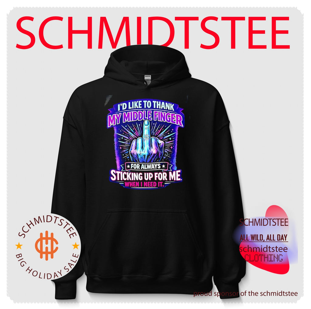 I’d like to thank my middle finger for always sticking up for me when i need it shirt