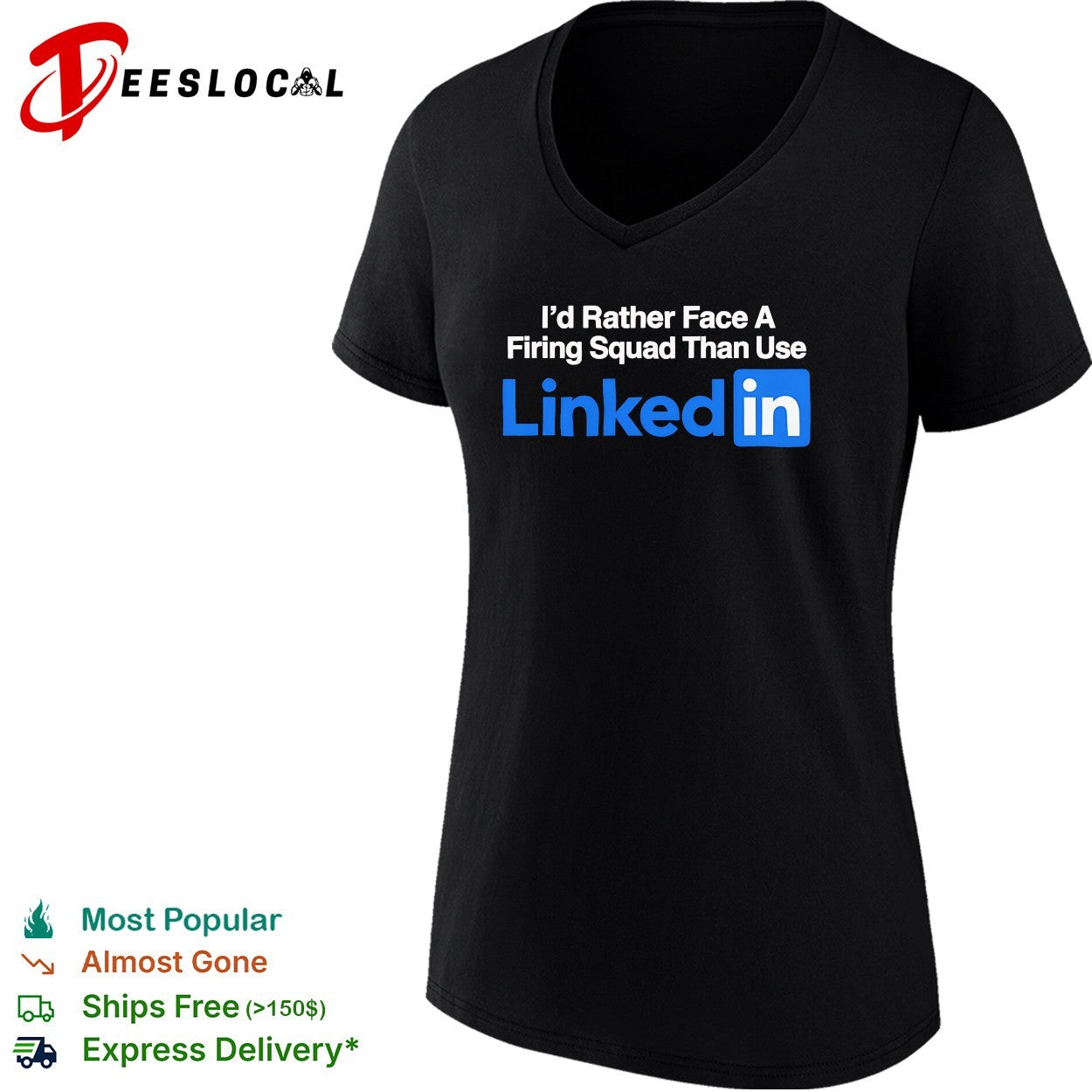 I’d rather face a firing squad than use Linkedin shirt