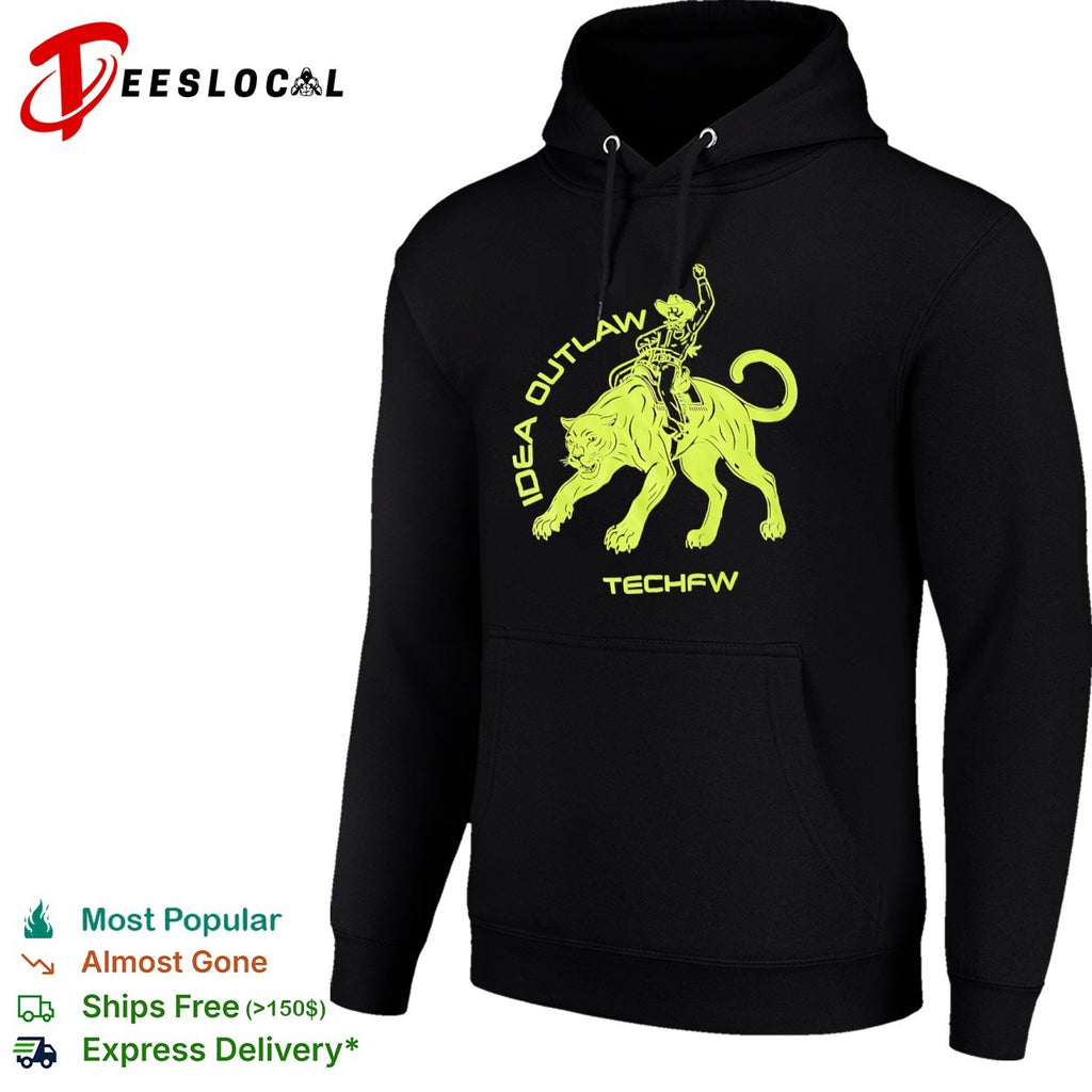 Idea Outlaw Techfw panther cowboy shirt