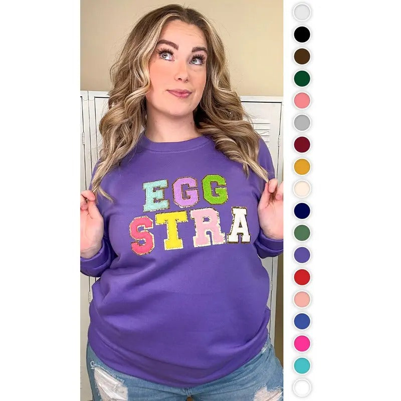 Ideal Chenille Eggstra Adult Sweatshirt