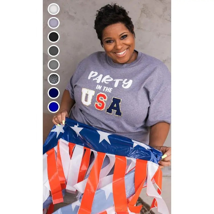 Ideal Chenille Party in The USA T-Shirt Hoodie Sweatshirt | PrintMintTees.com