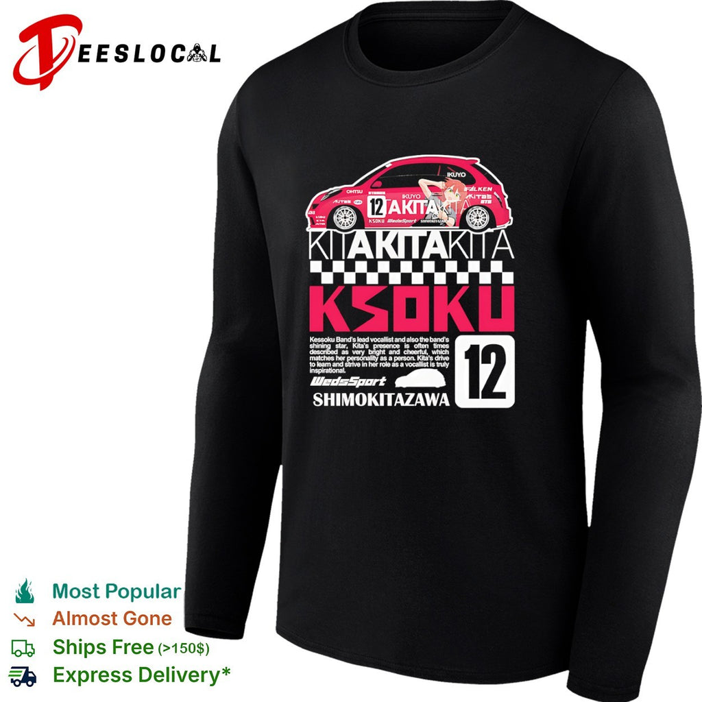Ikuyo Kita Kessoku Band Bocchi the Rock Anime Racing Car 12 shirt