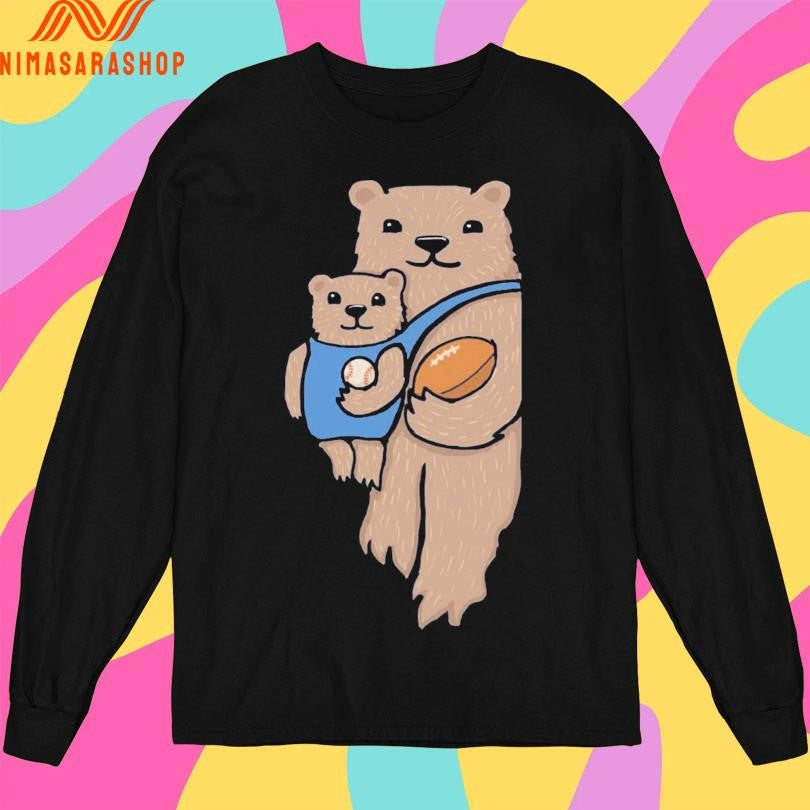 Illinois Bear And Cub Baseball Shirts