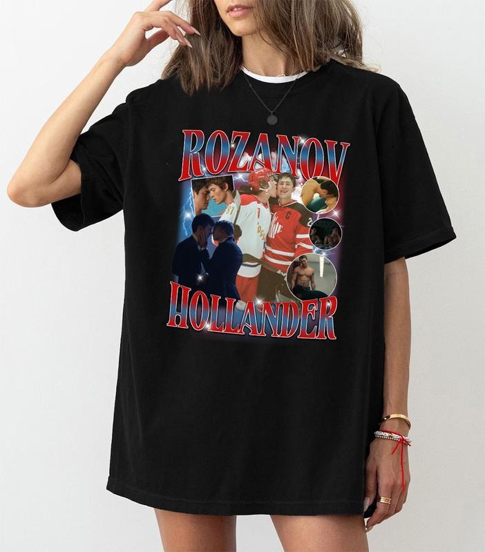 Ilya Rozanov Shane Hollander Bootleg Vintage Shirt, Queer Hockey Fan Shirt, Lgbtq Show Sweatshirt, Gay Sportswear Shirt,...