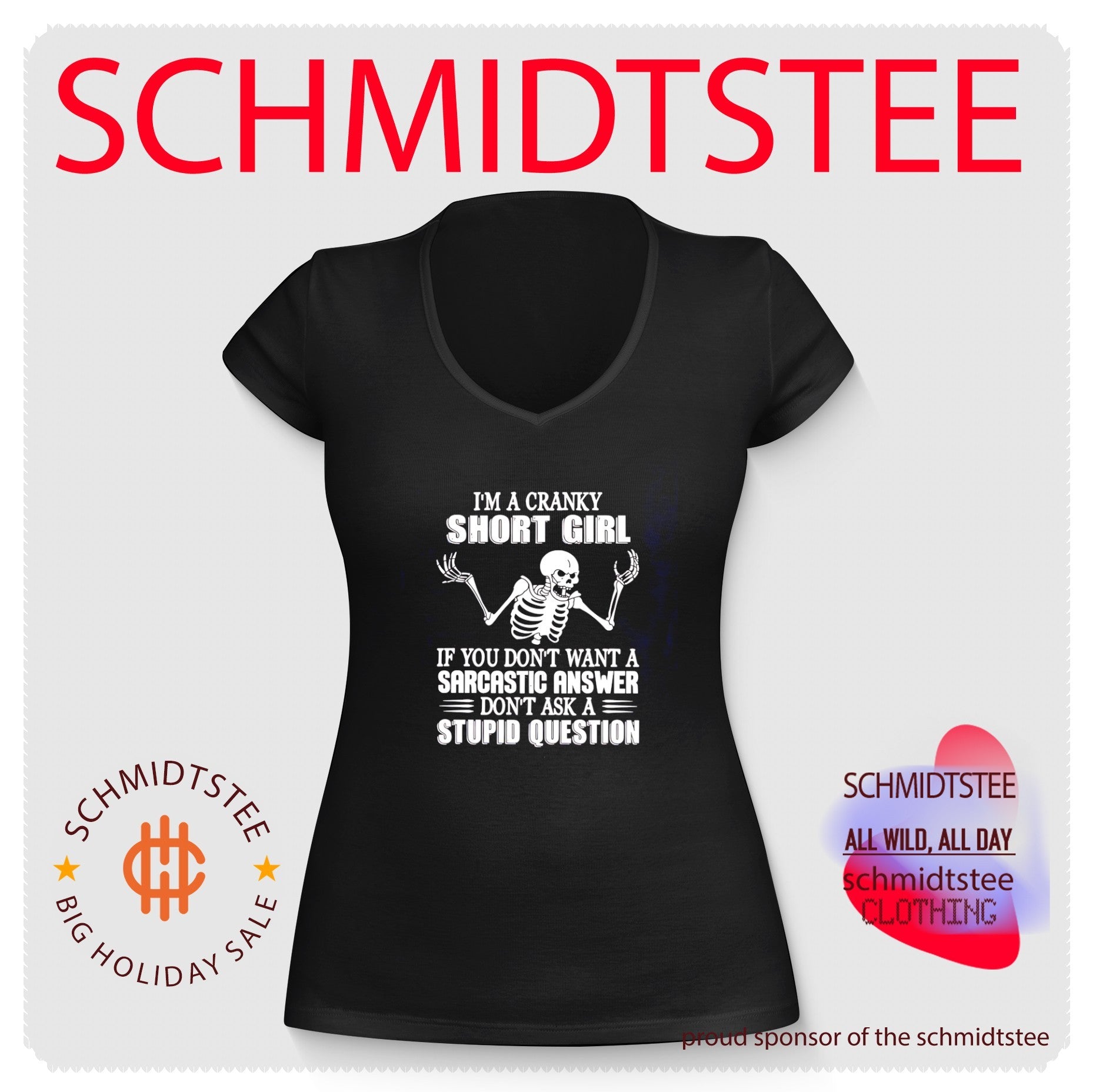 I’m a cranky short girl if you don’t want skeleton shirt