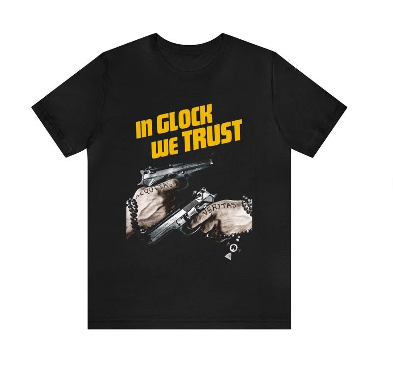 In Glock We Trust T-Shirt  Boondock Saints Shirt, Glock We Trust Tee (Unisex) Menswear Top Hoodie Sweatshirt