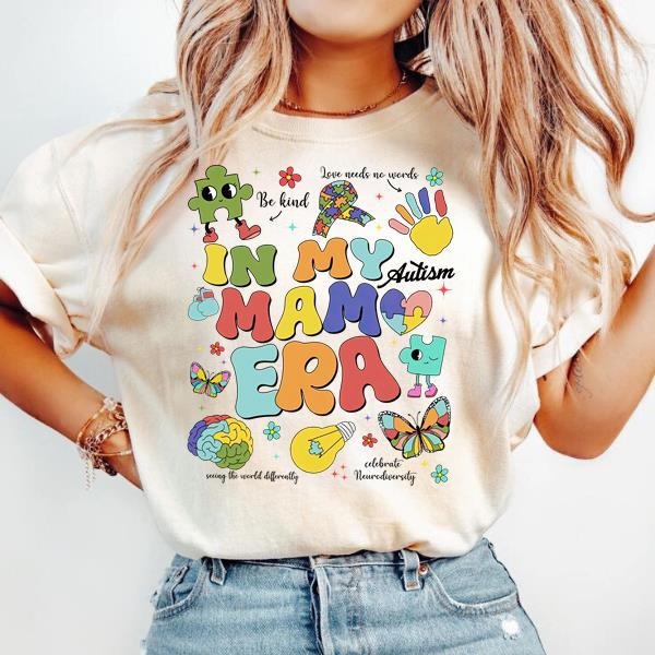 In My Autism Mama Era Shirt, Autism Mama Shirt, Autism Awareness Shirt, Autism Mom Shirt Hoodie Sweatshirt
