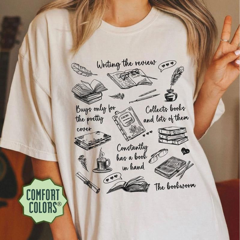 In My Bookish Era T-Shirt, Bookish Girl Shirt, Teacher Tshirt, Librarian Shirt, Reading Shirt, Bookworm, Book Lover Shirt...