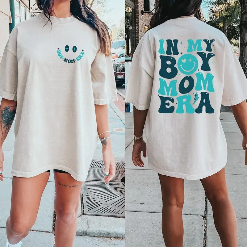 In My Boy Mom Era Shirt, Boy Of Mom, Cool Moms Club Shirt, Gift For Mom, Funny Mom Shirt Hoodie Sweatshirt