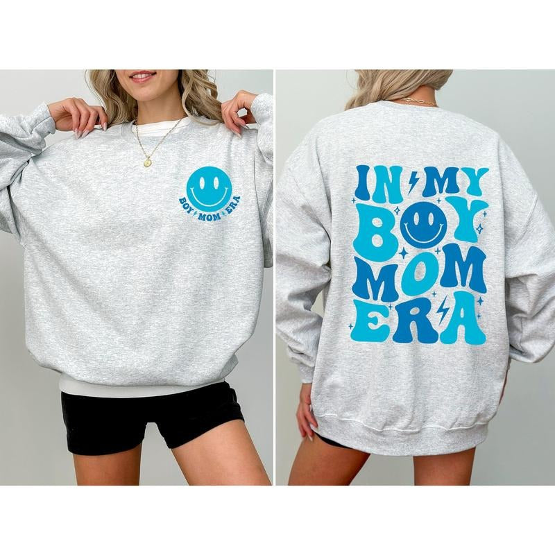 In My Boy Mom Era, Mama, Gift, Mother Sweatshirt T-Shirts, Hoodie | PrintMintTees.com