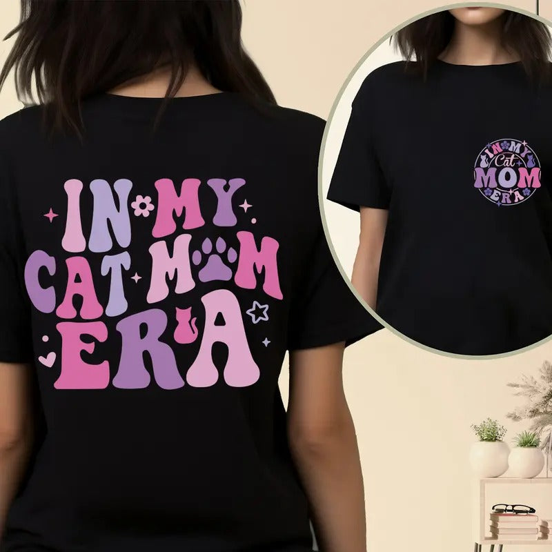 In My Cat Mom Era Shirt Cat Mom Shirt Cat Mom Life Shirt Cat Mom Vibes Shirt Cat Lover Shirt Fur Mama Shirt TK43GN Hoodie...