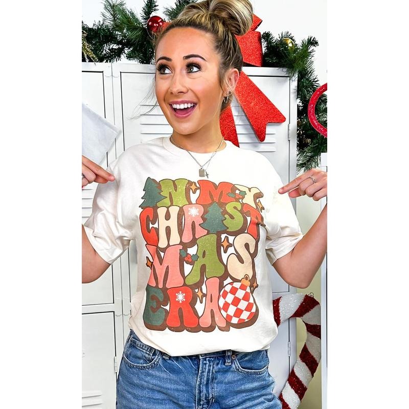In My Christmas Era Graphic T-Shirt Hoodie Sweatshirt | PrintMintTees.com