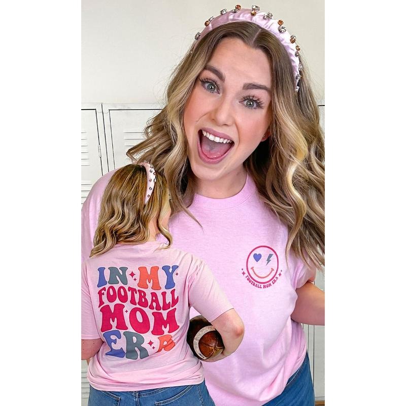 In My Football Mom Era Graphic T-Shirt Hoodie Sweatshirt | PrintMintTees.com