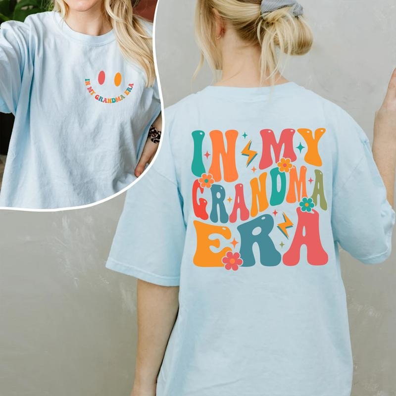 My Grandma Era Floral Grandma Grandma Shirt Nana Grandma T-Shirts, Hoodie, Sweatshirt