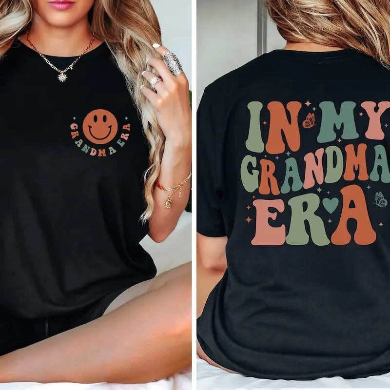 In My Grandma Era Shirt, Christmas Gift For Grandma, Family Shirt, Shirt For Grandma, Mother's Day Gift Hoodie Sweatshirt