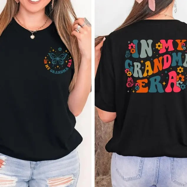 In My Grandma Era Shirt, Cool Grandma Shirt, Funny Grandma Shirt Hoodie Sweatshirt | PrintMintTees.com