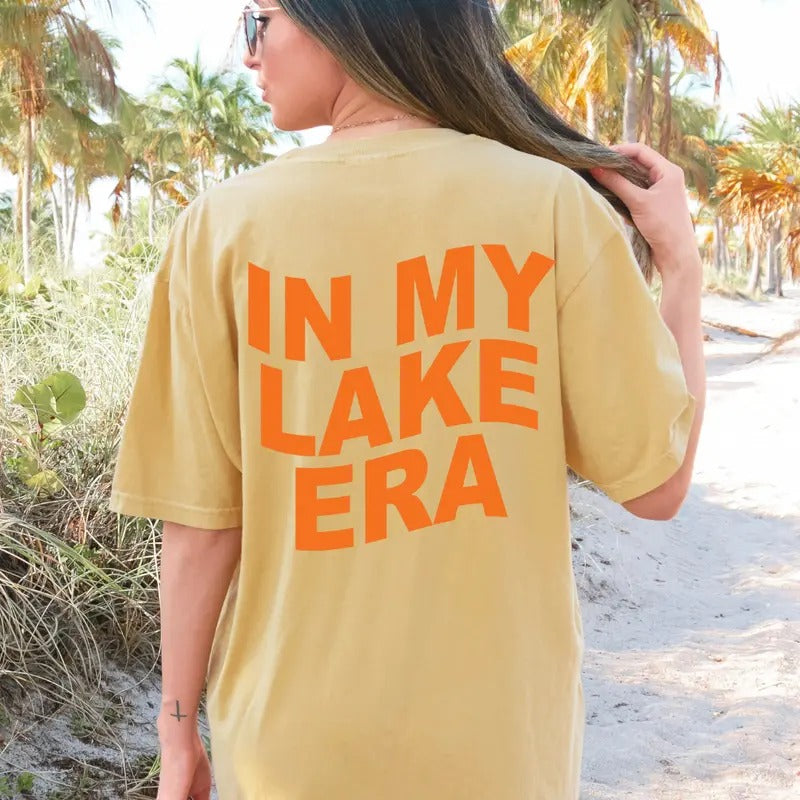 In My Lake Era Shirt, Lake Shirt, Oversized Comfort Colors t-shirt, Summer Shirt, Lake T-shirt, Unisex Cotton Casual...
