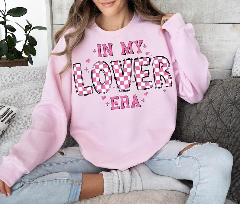In My Lover Era  Valentine's Day Sweatshirt Trendy Valentines , Love , Shirt Hoodie | PrintMintTees.com