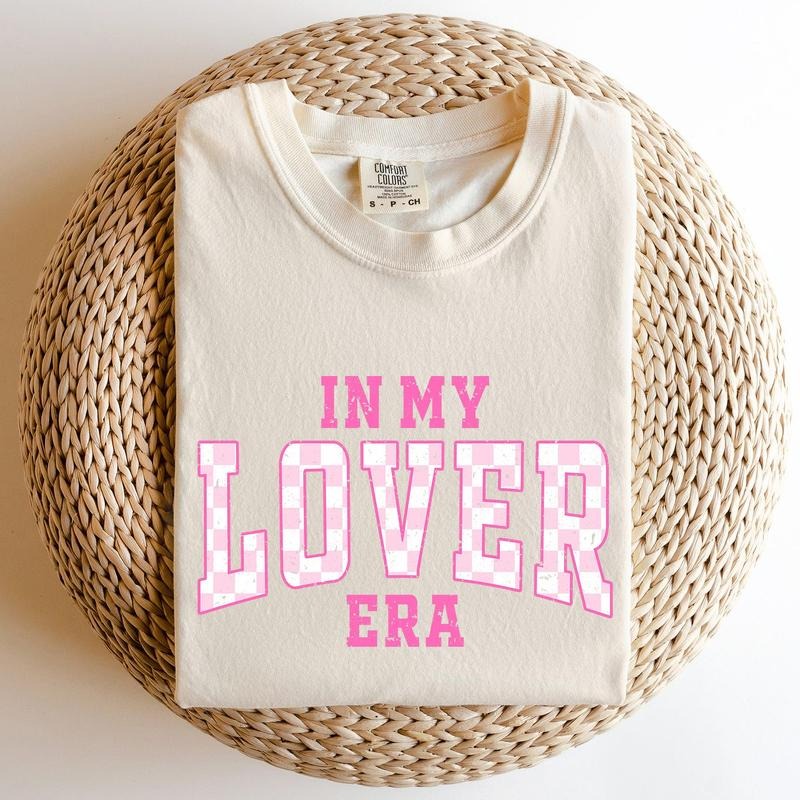 In My Lover Era, Comfort Colors Tshirt, Valentine's Day Hoodie Sweatshirt | PrintMintTees.com