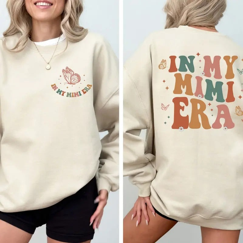 In My Mimi Era Shirt, Christmas Gift For Mimi, Family Shirt, Shirt For Mimi, Gift For New Grandma, Mother's Day Gift...