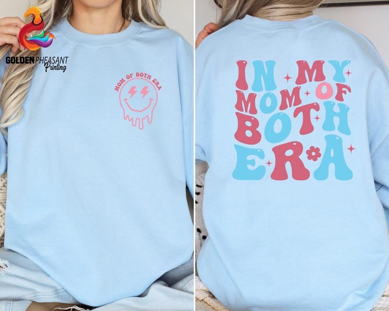 In My Mom Of Both Shirt, Gift For Mom, Mom of Both Shirt, Mom Sweatshirt, Mother's Days Gift, Twin Mom Shirt, Mama Shirt,...