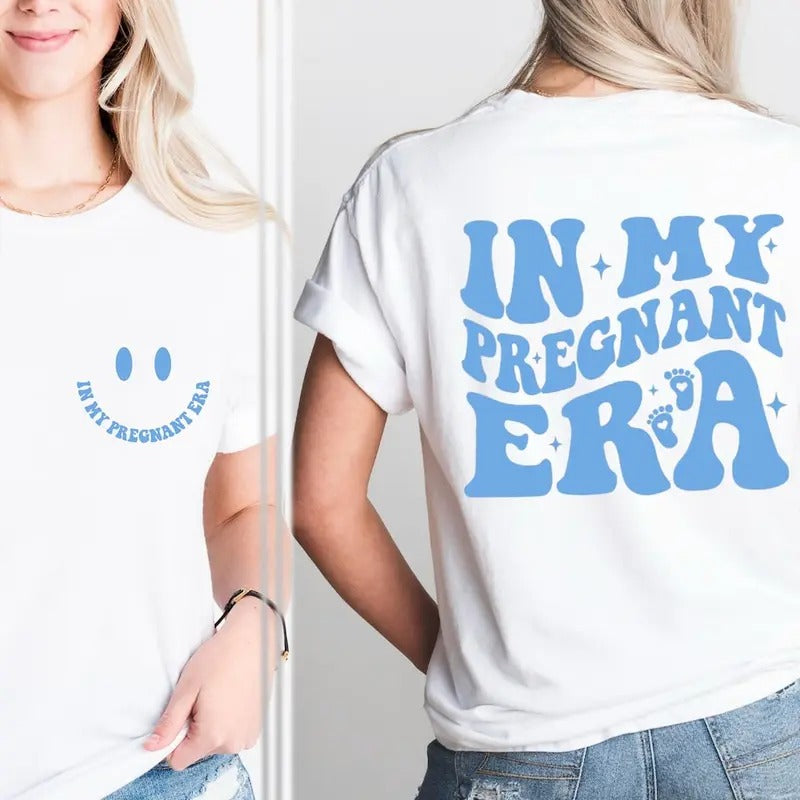 In My Pregnant Era Shirt, In My Pregnancy Era Shirt, Mom To Be Shirt, Baby Announcemen shirt Hoodie Sweatshirt