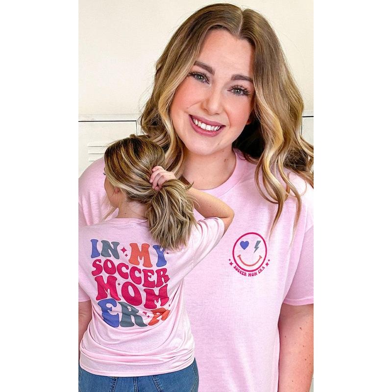 In My Soccer Mom Era Graphic T-Shirt Hoodie Sweatshirt | PrintMintTees.com