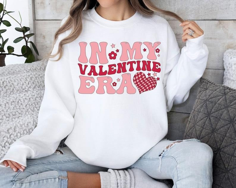 In My Valentine Era , Valentine , Love , Funny Valentines Day Sweatshirt,  Files for Cricut Shirt Hoodie | PrintMintTees.com