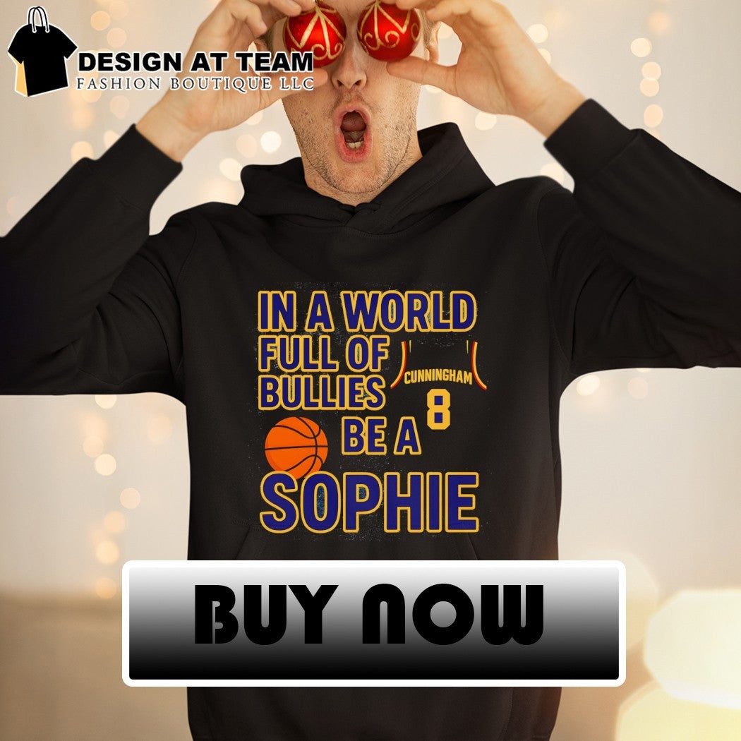 In a World Full of Bullies Be Like Sophie Cunningham Indiana Fever Basketball WNBA shirt