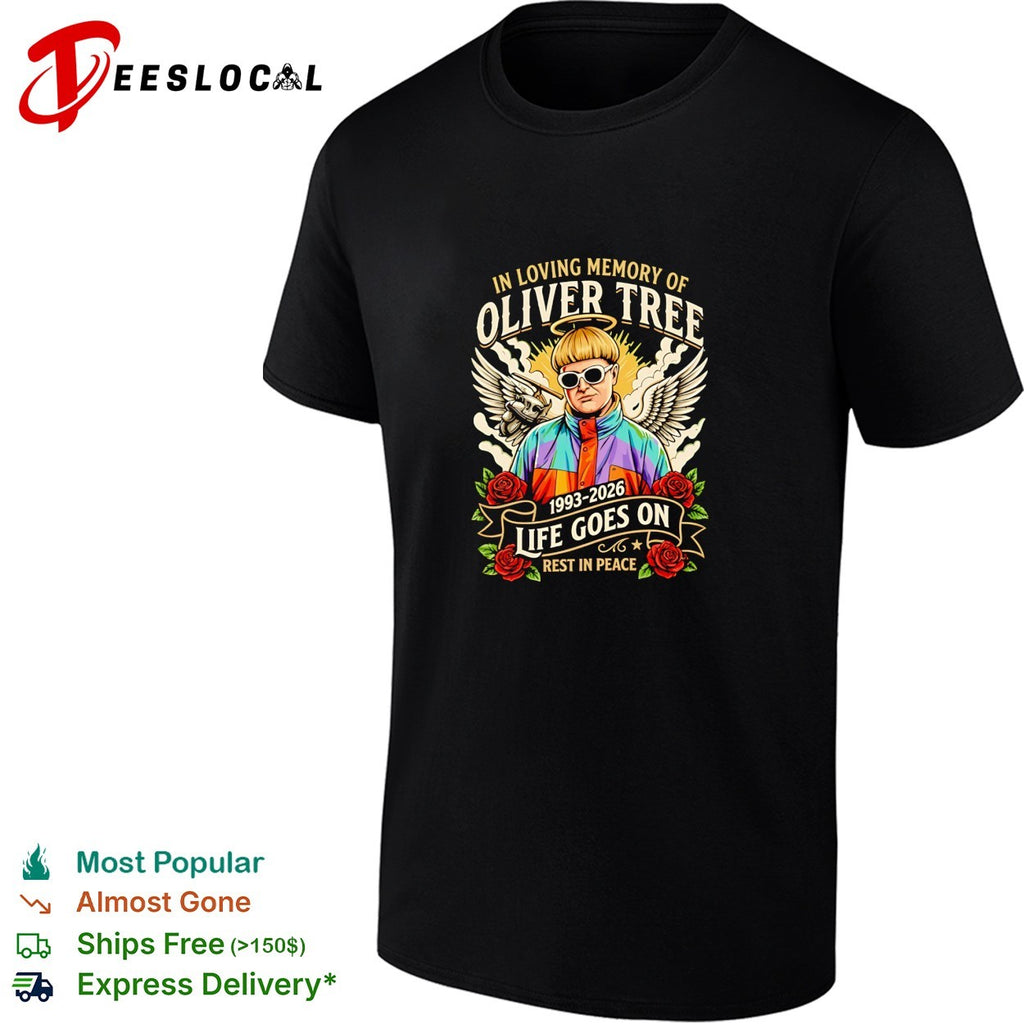 In loving memory of Oliver Tree 1993 2026 life goes on shirt