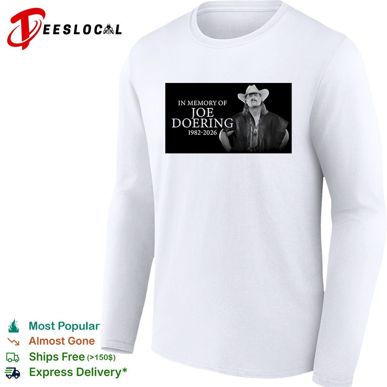 In memory of Joe Doering 1982 2026 shirt
