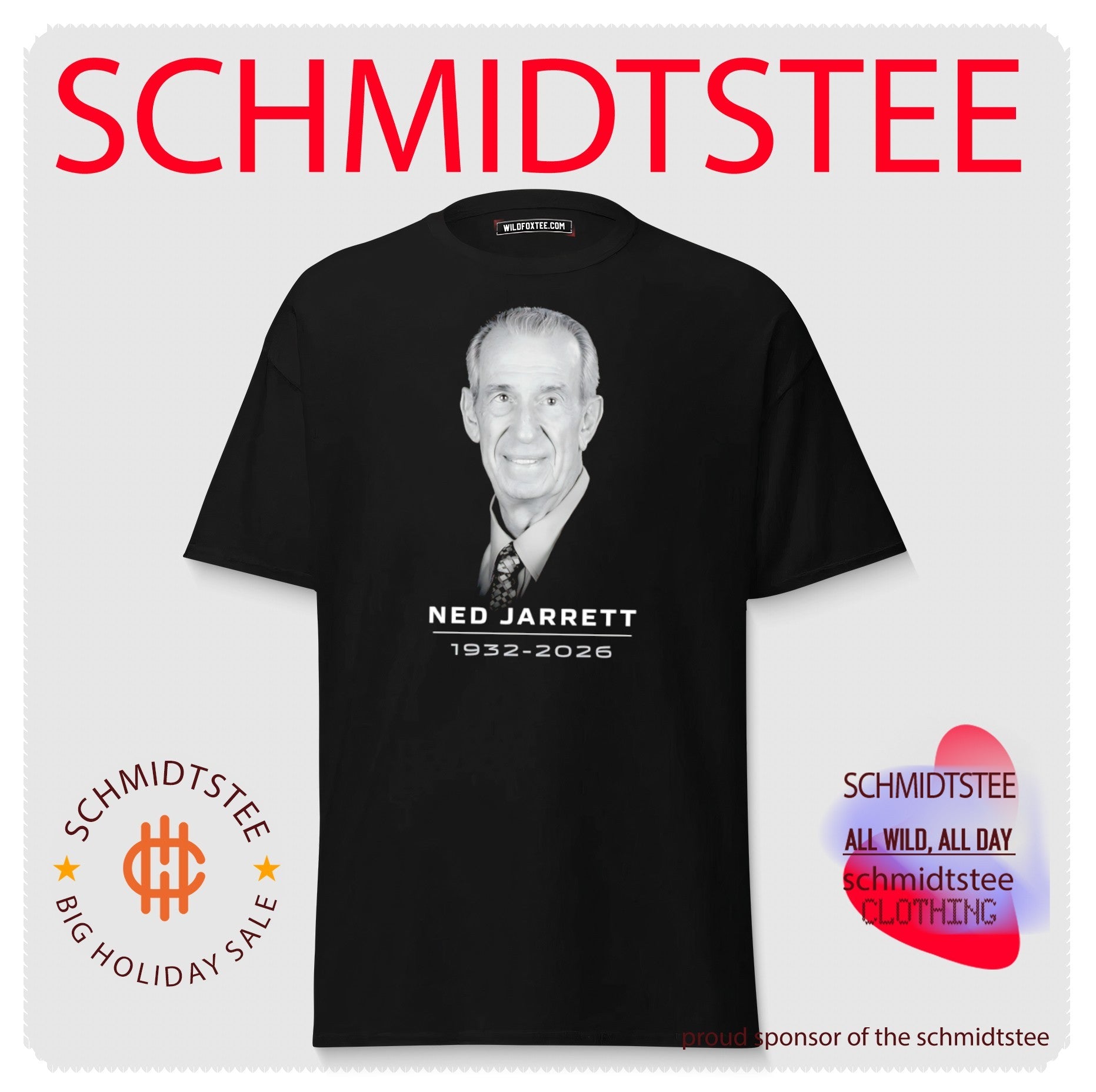In memory of Ned Jarrett 1932 2026 shirt